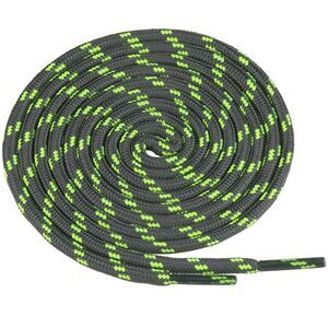 1 Pair Round Durable Outdoor Shoelaces Hiking Shoe Laces Dark Gray Green